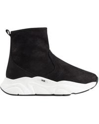 Hub - Schwarze Rock High Sneakers Für Frauen - Lyst