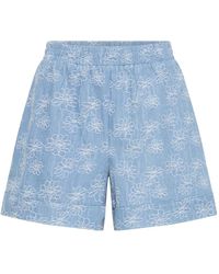 Ichi - Denim Shorts - Lyst
