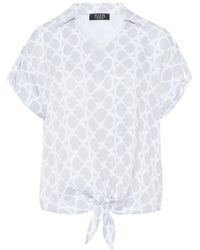 Tuzzi - Lässige Bluse Mit Knoten-Detail - Lyst