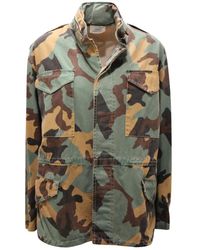 ViCOLO - Baumwoll Camo Jacke Mit Kapuze - Lyst