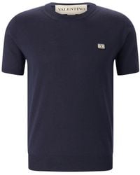 Valentino - Round-Neck Knitwear - Lyst