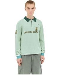 Brain Dead - Hoodies & Sweatvesten ,Groen ,Wol Lex Half-Zip Sweatshirt - Lyst