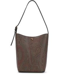 Etro - Tassen ,Bruin ,Leer Shoulder Bag - Lyst