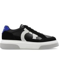 Ferragamo - Cassina Gancini Outline Low-Top Sneakers - Lyst