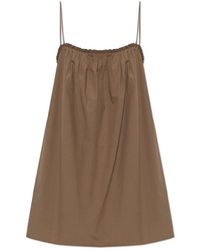 Matteau - Frill Cami Mini Jurk - Lyst
