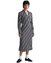 GANT - Midi Dresses - Lyst