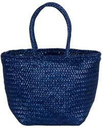 Dragon Diffusion - Tassen ,Blauw ,Leer Grace Basket Small - Lyst