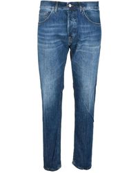 Dondup - Baumwolljeans Mit Knopfverschluss - Lyst