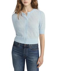 FRAME - De Delicate Cardigan - Lyst