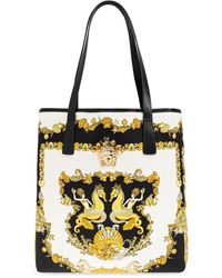 Versace - Shopper Tasche Mit Coral Theatre Print - Lyst