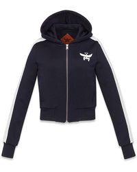 MCM - Kapuzenpulli Essential Aus Frottee Mit Reissverschluss Und Logo - Lyst