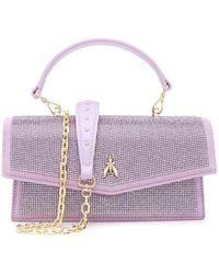 Patrizia Pepe - Fly bamby full strass schultertasche - Lyst