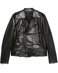 Salvatore Santoro - Jassen ,Zwart ,Leer 50658-U Jacket - Lyst