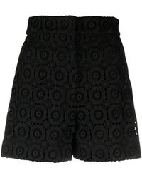 Moschino - Korte Broeken ,Zwart ,Polyester Shorts - Lyst