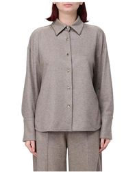 Liviana Conti - Overhemden ,Bruin Shirts - Lyst