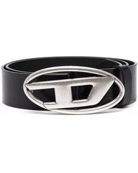 DIESEL - Accessoires ,Zwart ,Leer B-1Dr Riem - Lyst