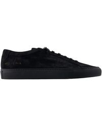 Common Projects - Schoenen ,Zwart ,Leer Achilles Premium Sneakers - Lyst