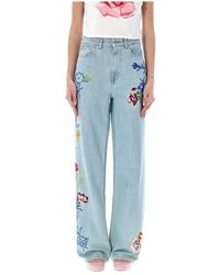 KENZO - Jeans > flared jeans - Lyst