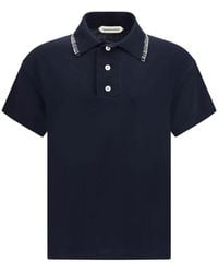 NAMACHEKO - Polo-Shirt Mit Besticktem Kragen - Lyst