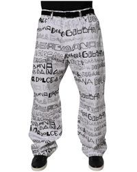Dolce & Gabbana - Straight Trousers - Lyst