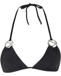 Coperni - Badmode ,Zwart ,C Logo Bikini Top - Lyst