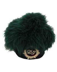 Dolce & Gabbana - Logo embroidered cloche hat - Lyst