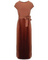 Weekend by Maxmara - Kleedjes ,Bruin ,Polyester Gela Jurk - Lyst