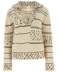 Bottega Veneta - V-Neck Knitwear - Lyst