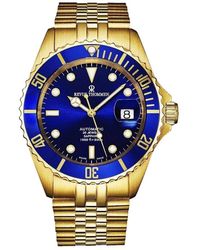 Revue Thommen - Automatische Taucheruhr Blaues Armband - Lyst