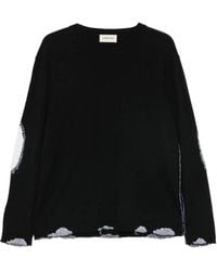ATOMOFACTORY - Distressed Rundhals-Pullover - Lyst