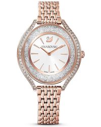 Swarovski - Elegante Roségouden Kristalhorloge - Lyst