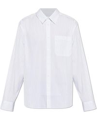 Rag & Bone - Overhemden ,Wit ,Katoen Relaxed Poplin Shirt - Lyst