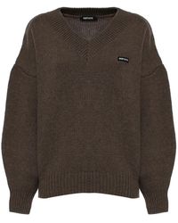ROTATE BIRGER CHRISTENSEN - V-Neck Knitwear - Lyst