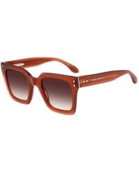 Isabel Marant - Rot/Rosa Schattierung Sonnenbrille - Lyst