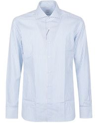 Orian - Lange Mouw Slim Shirt - Lyst
