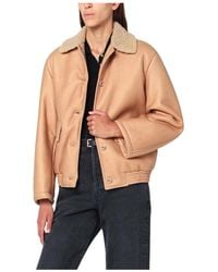 Salvatore Santoro - Jassen ,Shearling Leren Jas - Lyst