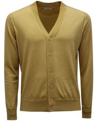 Paolo Pecora - Woll-Cardigan Pullover - Lyst