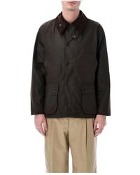 Barbour - Jassen ,Groen ,Katoen Classic Bedale Waxed Jacket - Lyst