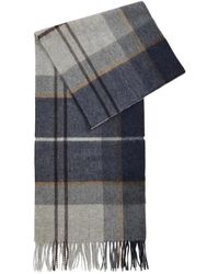 Barbour - Grijze Wol Kasjmier Sjaal Usc0373 - Lyst