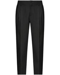 John Richmond - Broeken ,Zwart ,Polyester Slim-Fit Broeken - Lyst