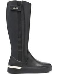 Liu Jo - Schoenen ,Zwart ,Polyester Silvia 89 Enkellaarsjes - Lyst
