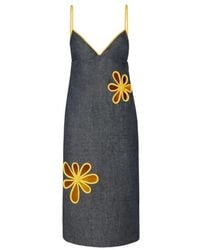 Fendi - Denim Short Dress - Lyst