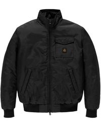 Refrigiwear - Jassen ,Zwart ,Nylon Zwarte Nylon Visserjas Met Rits - Lyst
