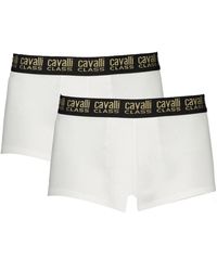 Roberto Cavalli - Ondergoed ,Wit Wit Boxer Briefs Bi-Pack - Lyst