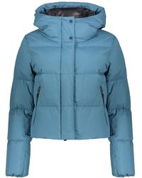 Herno - Korte Donsjas Met Capuchon - Lyst