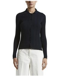 Peserico - Reine Baumwolle Krepptrikot Hemd - Lyst