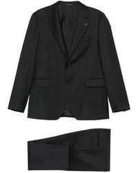 Tagliatore - Kostuums ,Zwart ,Wol Napoli Pak - Lyst
