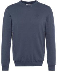 Barbour - Pima Cotton Crew Neck Jumper - Lyst