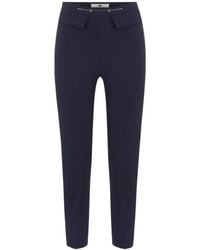 Elisabetta Franchi - Slim-Fit Trousers - Lyst