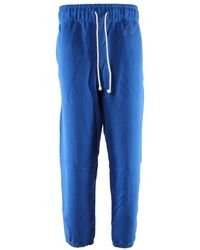 New Balance - Blauwe Katoenen Herenbroek Mp21547 - Lyst